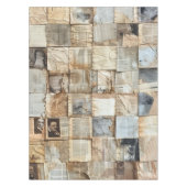 Rustieke  krant Patchwork Collage (12) Tafelkleed (Voorkant)