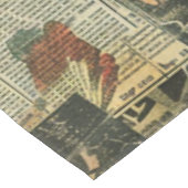 Rustieke krant Patchwork Collage (2) Tafelkleed (Gekanteld)