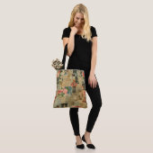 Rustieke krant Patchwork Collage (2) Tote Bag (Op model)
