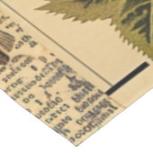 Rustieke  krant Patchwork Collage (3) Tafelkleed (Gekanteld)