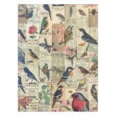 Rustieke krant Patchwork Collage (6) Tafelkleed (Voorkant)