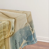 Rustieke krant Patchwork Collage (7) Tafelkleed (Voorbeeld)