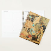 Rustieke krant Patchwork Collage (8) Planner (Display)