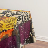 Rustieke krant Patchwork Collage (8) Tafelkleed (Voorbeeld)