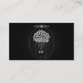 Rustieke Krijtbord Mason Jar Bloemen Wedding Inser Informatiekaartje (Achterkant)