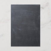 Rustieke krijtbord String Light Bestemming Details Informatiekaartje (Achterkant)