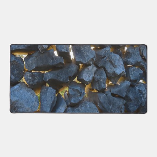 Rustieke Kroatische stenen muur fotografie Bureaumat (Voorkant)