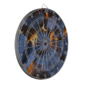 Rustieke Kroatische stenen muur fotografie Dartbord (Voorkant Links)