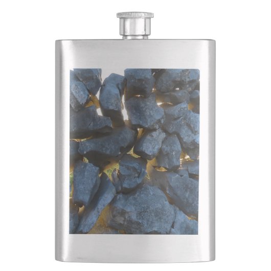 Rustieke Kroatische stenen muur fotografie Flacon (Voorkant)