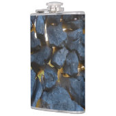 Rustieke Kroatische stenen muur fotografie Heupfles (Links)