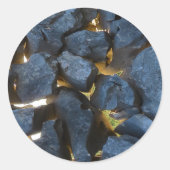 Rustieke Kroatische stenen muur fotografie Ronde Sticker (Voorkant)