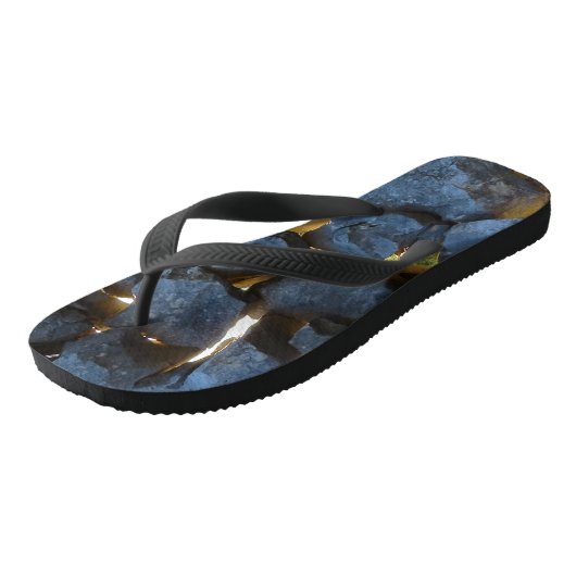 Rustieke Kroatische stenen muur fotografie  Teenslippers (Schuin)