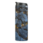 Rustieke Kroatische stenen muur fotografie Thermosbeker (Geroteerd rechts)