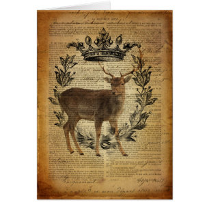 Rustieke kroon outdoorsman whitetail buck Deer