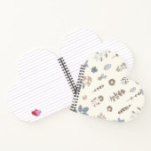 Rustieke kruiden blauw bruin notitieboek (Binnen)