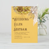 Rustieke kruiden Mosterd Zonnebloem (Staand voorkant)