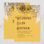 Rustieke kruiden Mosterd Zonnebloem (Voorkant / Achterkant)