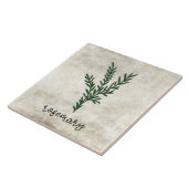 Rustieke kruiden Rozemarijn boerderij Tegeltje (Zijkant)