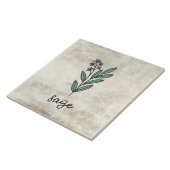 Rustieke kruiden Sage boerderij Tegeltje (Zijkant)