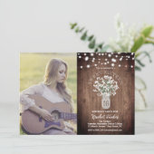 Rustieke kruik vaas & Lichten zoet 16 Verjaardag F Kaart (Staand voorkant)