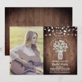 Rustieke kruik vaas & Lichten zoet 16 Verjaardag F Kaart (Voorkant / Achterkant)