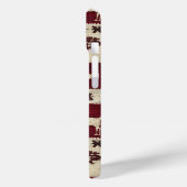 rustieke kruissteek-patchwork | volksvakantiemotie Case-Mate iPhone case (Achterkant / Links)