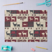 rustieke kruissteek-patchwork | volksvakantiemotie tissuepapier (Craft)