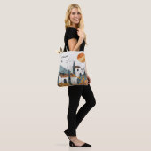 Rustieke kunst op het platteland, esthetische Cott Tote Bag (Op model)
