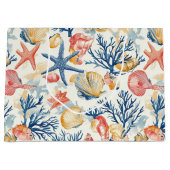 Rustieke Kust - Zeeschelpen, Zeesterren, Rif (10) Groot Cadeauzakje (Voorkant)