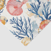 Rustieke Kust - Zeeschelpen, Zeesterren, Rif (10) Tissuepapier (Detail)