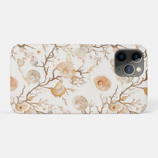 Rustieke Kust - Zeeschelpen, Zeesterren, Rif (14) Case-Mate iPhone Case (Achterkant (horizontaal))