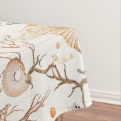 Rustieke Kust - Zeeschelpen, Zeesterren, Rif (14) Tafelkleed (Voorbeeld)