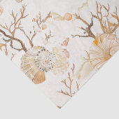 Rustieke Kust - Zeeschelpen, Zeesterren, Rif (14) Tissuepapier (Detail)