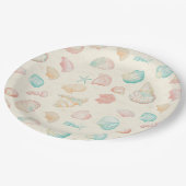 Rustieke Kust - Zeeschelpen, Zeesterren, Rif (22) Papieren Bordje (Gekanteld)