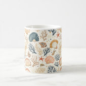 Rustieke Kust - Zeeschelpen, Zeesterren, Rif (24) Koffiemok (Center)