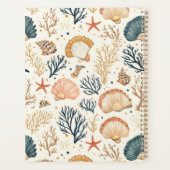 Rustieke Kust - Zeeschelpen, Zeesterren, Rif (24) Planner (Achterkant)