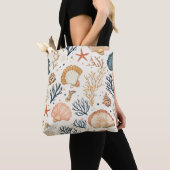Rustieke Kust - Zeeschelpen, Zeesterren, Rif (24) Tote Bag (Dichtbij)