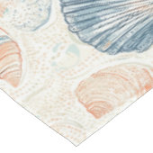 Rustieke Kust - Zeeschelpen, Zeesterren, Rif (25) Tafelkleed (Gekanteld)