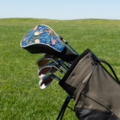 Rustieke Kust - Zeeschelpen, Zeesterren, Rif (26) Golfheadcover (Insitu)