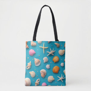 Rustieke Kust - Zeeschelpen, Zeesterren, Rif (3) Tote Bag
