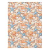 Rustieke Kust - Zeeschelpen, Zeesterren, Rif (4) Tafelkleed (Voorkant)