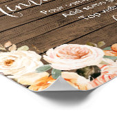 Rustieke laarzen & Bubbly Vrijgezellenfeest Mimosa Poster (Hoek)