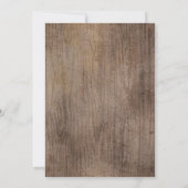 Rustieke laarzen en Bling Cowboy Koppels Baby Show Kaart (Achterkant)