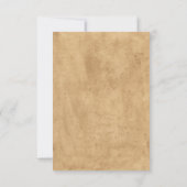 Rustieke laarzen Western Cowboy Afstuderen Kaart (Achterkant)