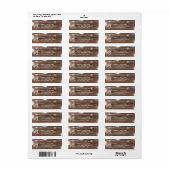 Rustieke laarzen Westerse landelijke slingerlichte Etiket (Full Sheet)