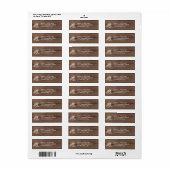 Rustieke laarzen Westerse landelijke slingerlichte Etiket (Full Sheet)