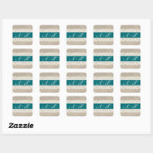 Rustieke Lace & Burlap Look Stickers - Oasis (Vel)