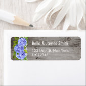 Rustieke Lace Hydrangea retour adres label (Insitu)