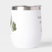 Rustieke Lake House Waterverf Pijnbomen Custom (Links)