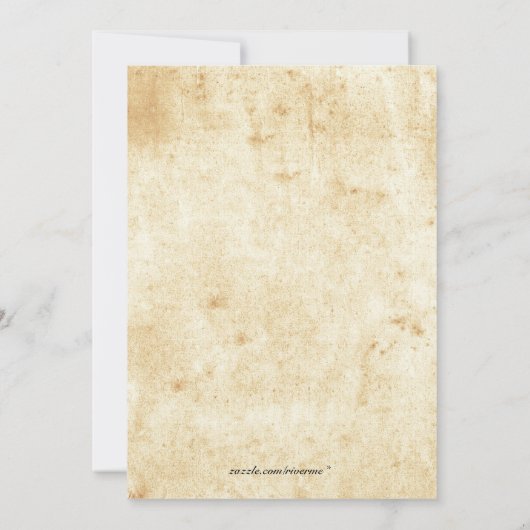 Rustieke Lakeside Tree Family Reunion Party Uitnod Kaart (Achterkant)